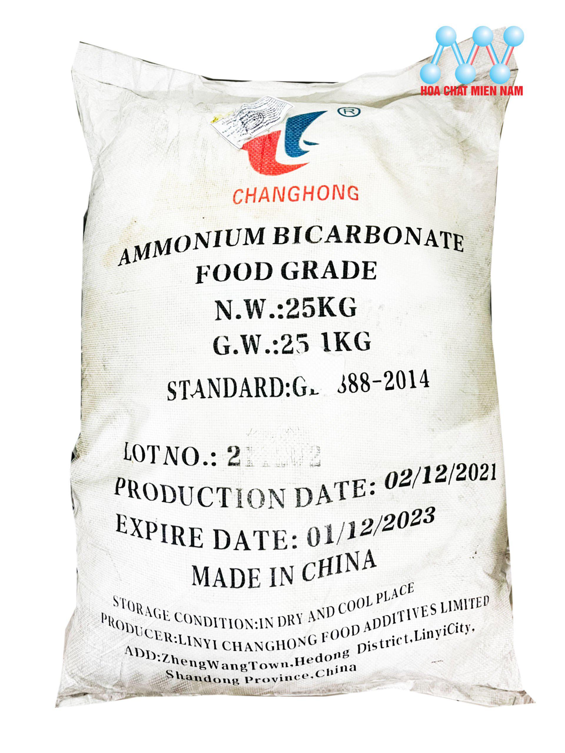 Ammonium Bicarbonate (NH4HCO3)